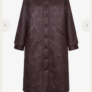 NWT house of sunny cosmo overcoat brown